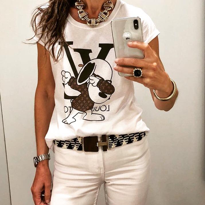 ▷ Snoopy LV Supreme - Camiseta Estampada